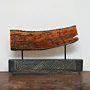Handmade Olive Wood Landscape Sculpture for Home and Office Decor