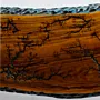Handmade Olive Wood Landscape Sculpture for Home and Office Decor