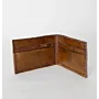 Artisan-Made Classic Brown Bifold Wallet with Hand-Finished Details