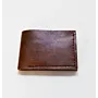 Artisan-Made Classic Brown Bifold Wallet with Hand-Finished Details