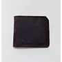 Handcrafted Dark Brown Classic Bifold Wallet with Artisan Character
