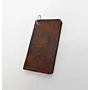 Artisan-Made Skull-Engraved Biker Wallet with Hand-Finished Details