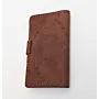 Artisan-Made Tall Embossed Biker Wallet with Hand-Finished Details