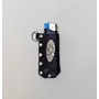 Artisan-Made Black Studded Lighter Case with Hand-Finished Details