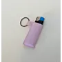 Artisan-Made Lilac Minimal Lighter Case with Hand-Finished Details