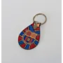 Handcrafted Leather Keychain with Barcelona Football Club Crest