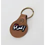 Handcrafted Leather Keychain with Arabic My Brother Lettering