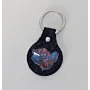 Leather Keychain with Spider-Man Character Handcrafted Design