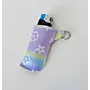 Handcrafted Purple Floral Fabric with Artisan-Finished Details