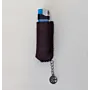 Handcrafted Brown Leather Lighter Case with Hanging Charm