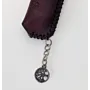 Handcrafted Brown Leather Lighter Case with Hanging Charm