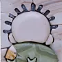 Handala-Inspired Green Stone Mosaic Wall Art