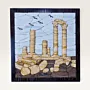 Handmade Amman Citadel Stone Mosaic Wall Art