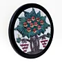 Handmade Madaba Tree of Life Oval Stone Mosaic Wall Art
