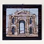Handmade Jerash Gate Stone Mosaic Wall Art with Multiple Size Options