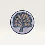 Handmade Round Madaba Tree of Life Stone Mosaic Wall Art