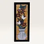 Handmade Tall Floral Vase Stone Mosaic Wall Art