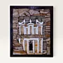 Handmade Petra Treasury Stone Mosaic Wall Art with Multiple Size Options