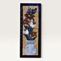 Handmade Floral Vase Stone Mosaic Wall Art