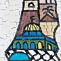 Handmade Palestine Map Stone Mosaic Wall Art