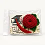 Crochet Rose Graduation Favor – Handmade Guest Gift