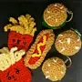 Handmade Crochet Fast Food Figures & Keychains – Burger