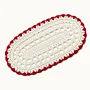 Oval Crochet Table Mat Set – 3 Pieces