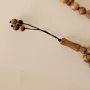 Compact Olive Wood Tasbih Prayer Beads with Smooth Round Beads