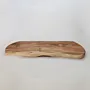 Long Live-Edge Olive Wood Cutting and Serving Board