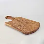 Olive Wood Paddle Cutting Board with Round Hanging Handle