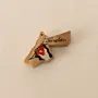 Olive Wood Jordan Map Keychain with Flag and Jordan Lettering