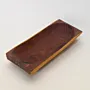 Dark Olive Wood Rectangular Serving Tray with Raised Rim