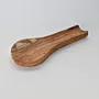Spoon-Shaped Olive Wood Serving Board with Long Handle