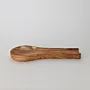 Spoon-Shaped Olive Wood Serving Board with Long Handle