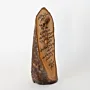 Tall Arabic Calligraphy Wooden Plaque on Natural Branch Base