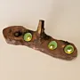 Rustic Branch Wooden Tealight Holder for Three Candles