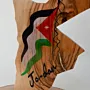 Jordan Map Wooden Sculpture with Hand-Painted Flag Detail