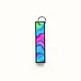 Personalized Colorful Nebula Fabric Key Fob