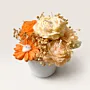Handmade Flower Bouquet Candle Arrangement with Dried Flowers - 200g