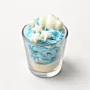 Handmade Blue Sweet Cloud Candle with Cotton Scent - 200g