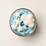 Handmade Blue Sweet Cloud Candle with Cotton Scent - 200g