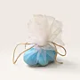Handmade Blue Cloud Favor Candle with Cotton Scent - 85g