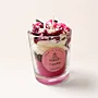 Handmade Cheesecake Dessert Candle with Sweet Berry Scent - 300g