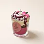 Handmade Cheesecake Dessert Candle with Sweet Berry Scent - 300g