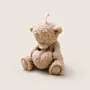 Handmade Brown Teddy Bear Candle with Vanilla Scent - 115g