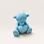 Handmade Blue Teddy Bear Candle with Cotton Scent - 115g