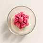 Handmade Pink Tulip Candle in Glass Jar with Rose Scent - 130g