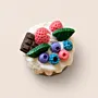 Handmade Cake Slice Candle with Berry and Chocolate Scent - 100g