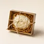 Handmade White Rose Candle Wedding Favor with Gift Box - 50g