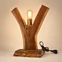 Handmade Y-Branch Double Table Lamp – Nature's Twin Design
